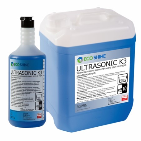 ULTRASONIC K3 Wielozadaniowy, skoncentrowany płyn do myjek ultradźwiękowych 5L