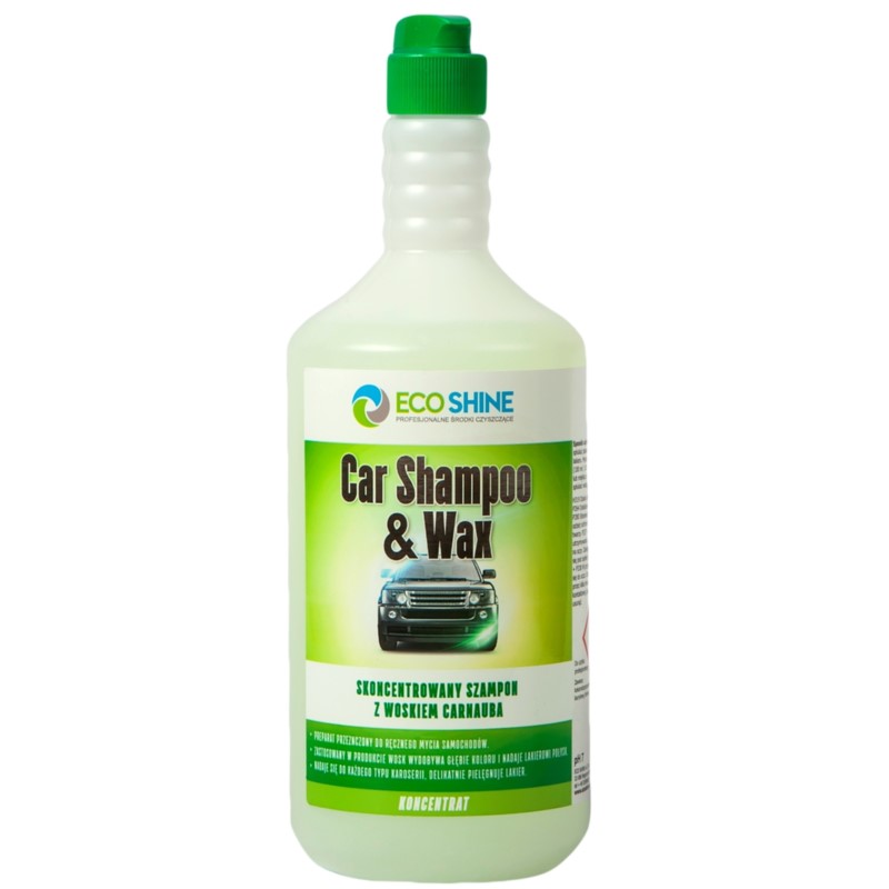 CAR SHAMPOO & WAX 1L - skoncentrowany szampon do mycia samochodów z woskiem Carnauba